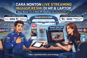 Cara Nonton Live Streaming MotoGP Resmi di HP dan Laptop