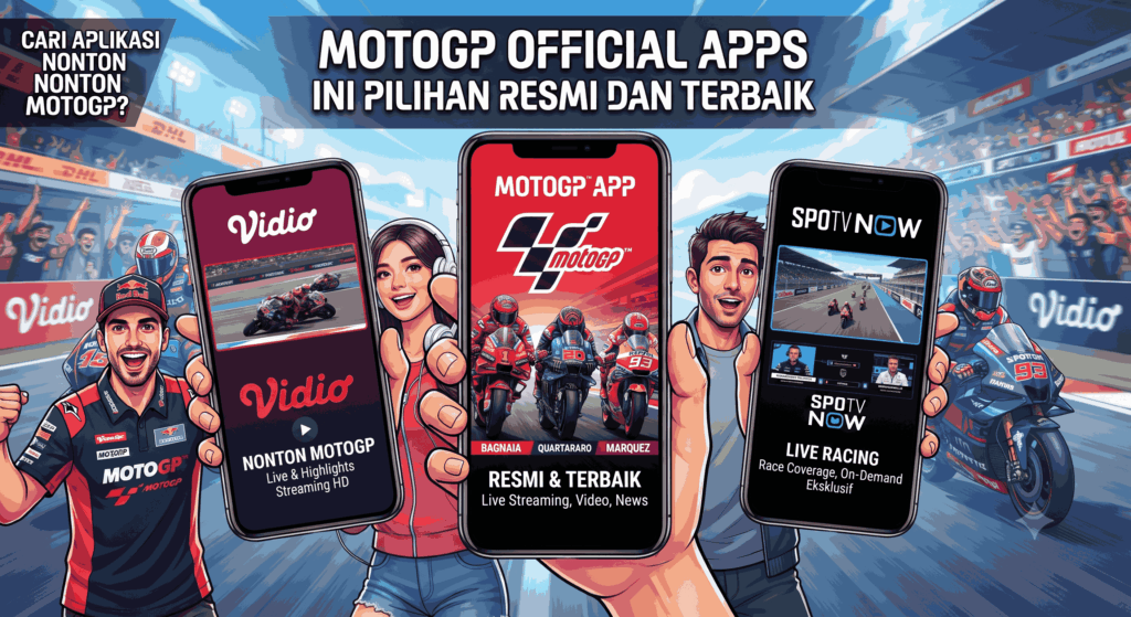 Cari Aplikasi Nonton MotoGP? Ini Pilihan Resmi dan Terbaik