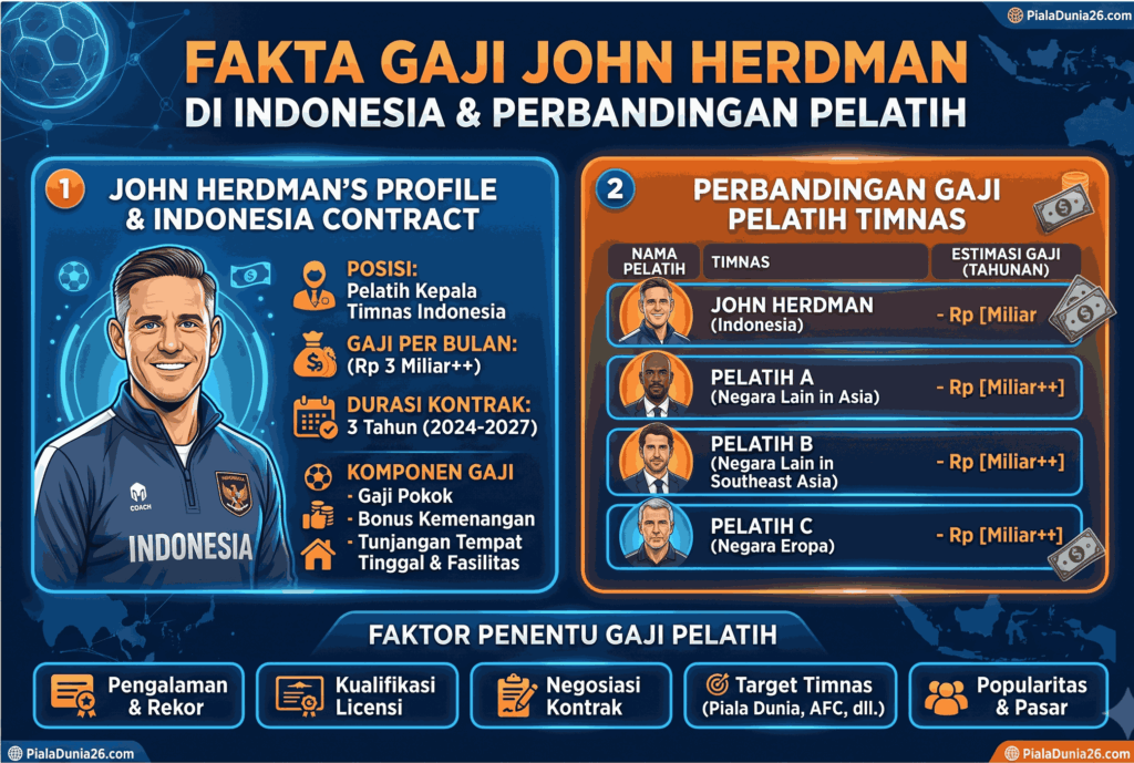 Fakta Gaji John Herdman di Indonesia & Perbandingan Pelatih