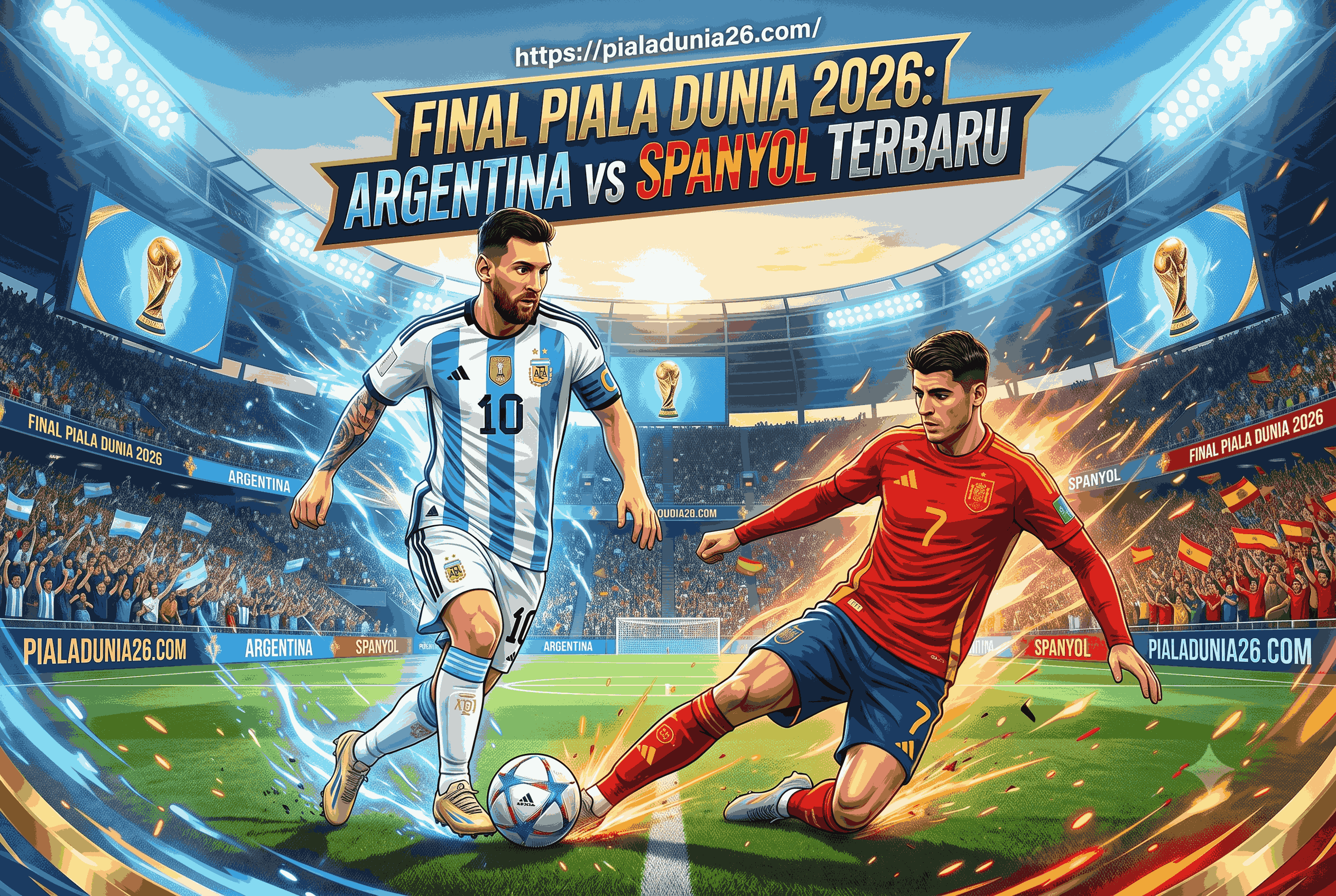 Final Piala Dunia 2026: Prediksi Argentina vs Spanyol Terbaru