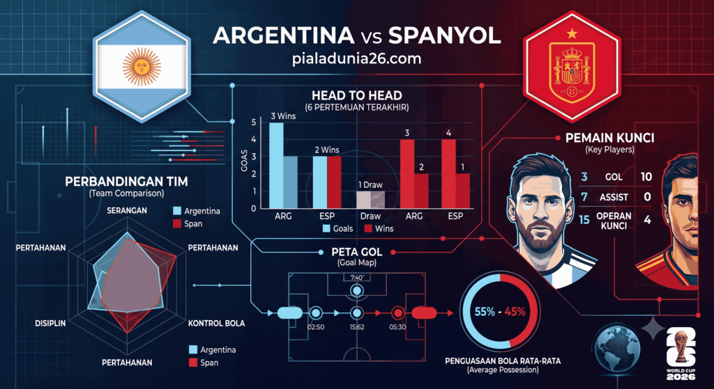 Final Piala Dunia 2026: Prediksi Argentina vs Spanyol Terbaru