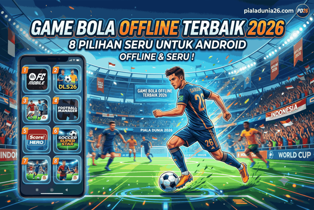 Game Bola Offline Terbaik 2026: 8 Pilihan Seru untuk Android