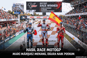 Hasil Race MotoGP: Marc Márquez Menang, Ogura Naik Podium