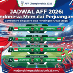 Jadwal AFF 2026: Cambodia vs Singapore Buka Persaingan