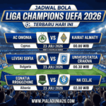 Jadwal Bola Liga Champions UEFA 2026 Terbaru Hari Ini