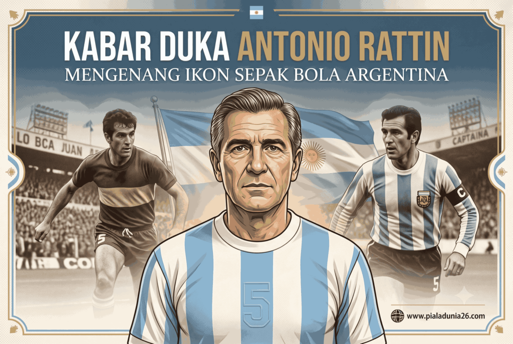 Kabar Duka Antonio Rattin, Mengenang Ikon Sepak Bola Argentina