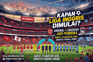 Kapan Liga Inggris Dimulai? Arsenal vs Coventry Jadi Pembuka