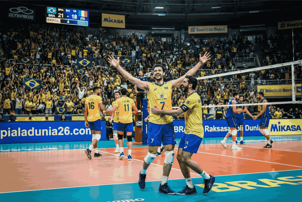 Mengenal Tim Voli Brasil, Raksasa yang Selalu Jadi Unggulan