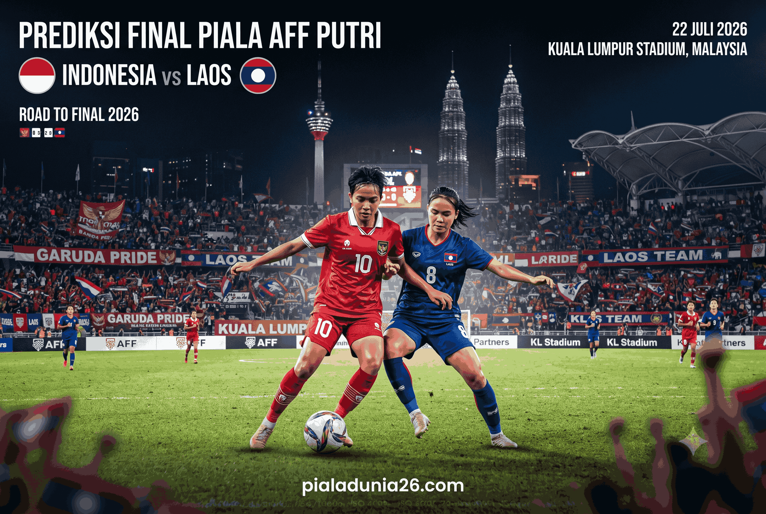 Prediksi Indonesia vs Laos di Final Piala AFF Putri 2026