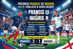 Prediksi Prancis vs Inggris 19 Juli 2026, Analisis dan Skor Akurat