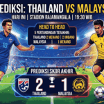Prediksi Thailand vs Malaysia Hari Ini, Head to Head dan Skor Akhir