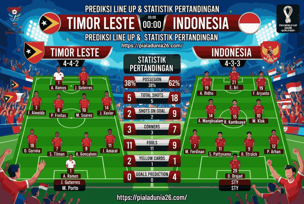 Prediksi Timor Leste vs Indonesia, Analisis Lengkap dan Skor Akurat