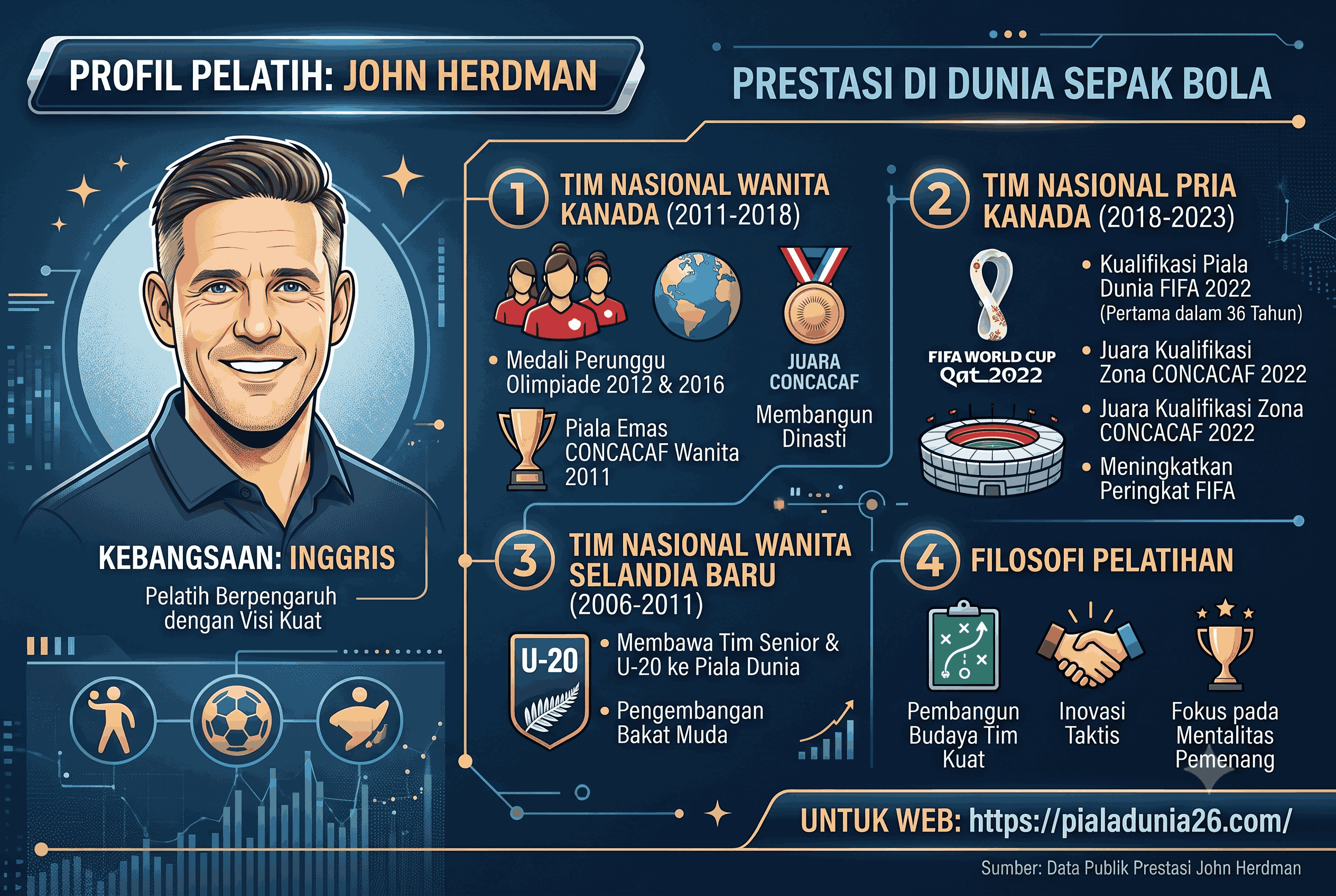 Profil Pelatih John Herdman dan Prestasinya di Dunia Sepak Bola
