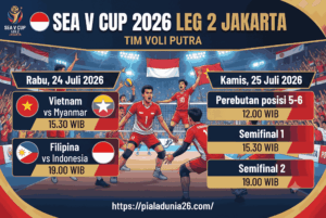 SEA V Cup 2026 Leg 2 Jakarta: Jadwal dan Tim Peserta