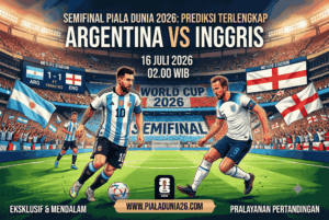 Semifinal Piala Dunia 2026: Prediksi Argentina vs Inggris Terlengkap