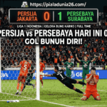 Skor Persija vs Persebaya Hari Ini 0-1, Gol Bunuh Diri!