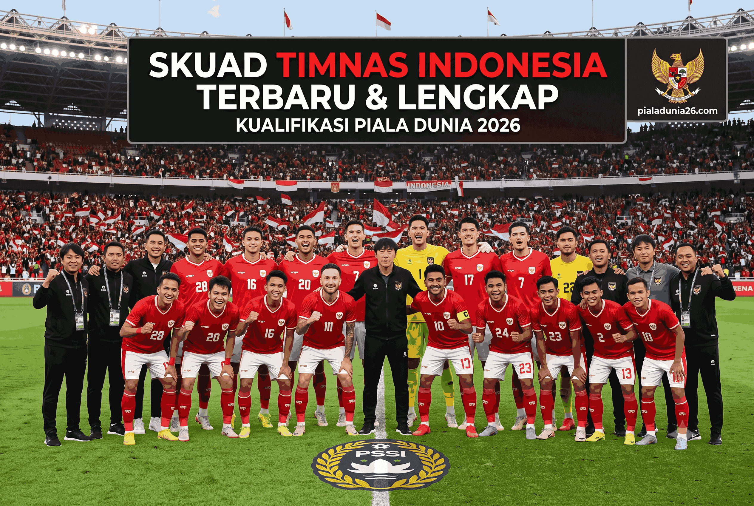 Skuad Tim Nasional Sepak Bola Indonesia Terbaru dan Lengkap