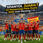Spanyol Juara! Ini Pemenang Piala Dunia 2026 Usai Menang 1-0