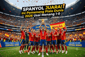Spanyol Juara! Ini Pemenang Piala Dunia 2026 Usai Menang 1-0