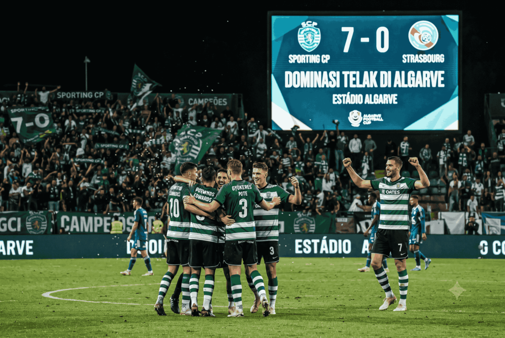 Sporting CP vs Strasbourg 7-0: Dominasi Telak di Algarve
