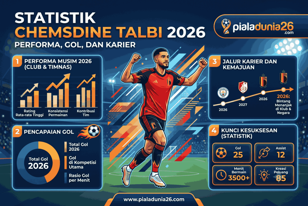 Statistik Chemsdine Talbi 2026: Performa, Gol, dan Karier