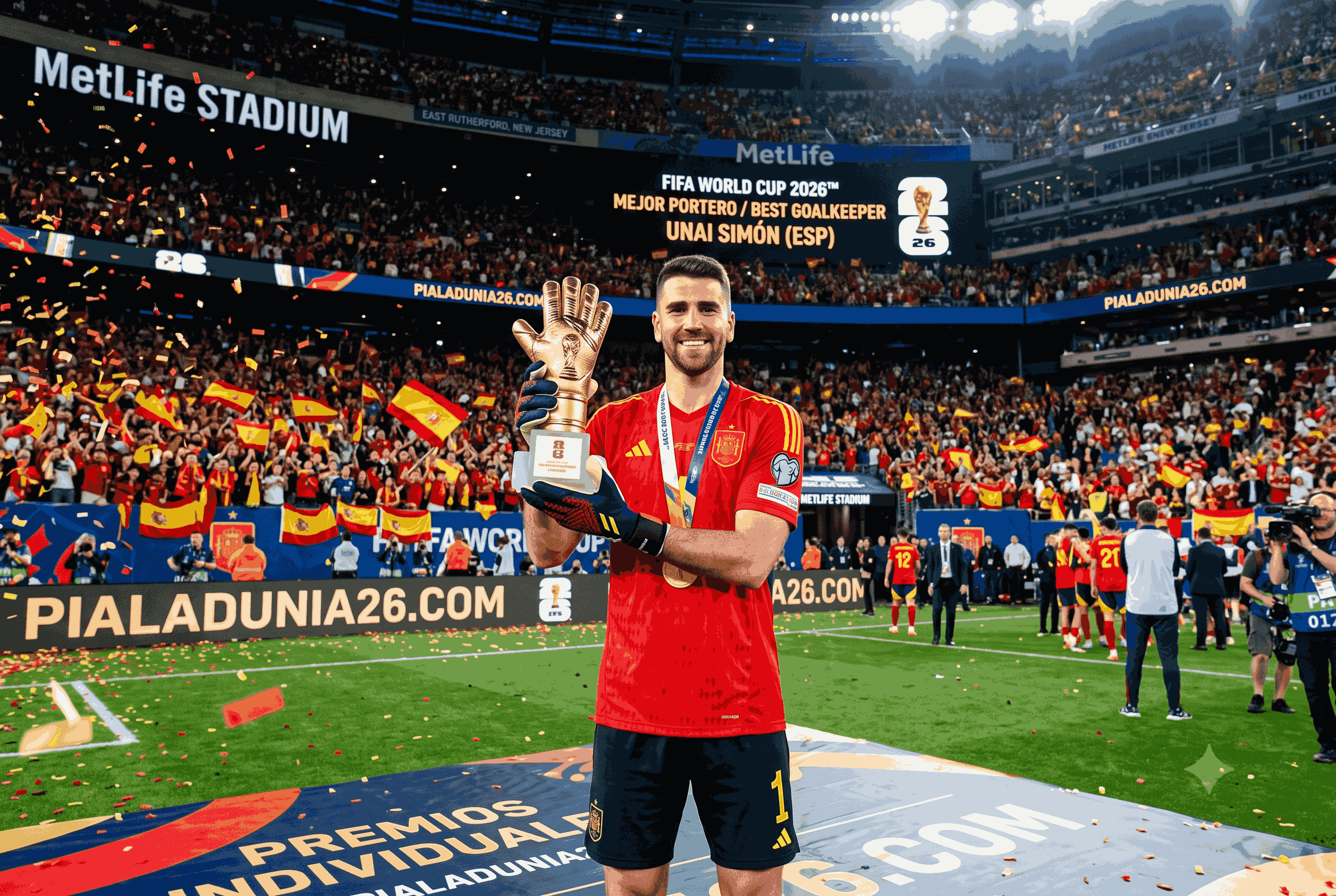 Unai Simón Raih Golden Glove, Kiper Terbaik Piala Dunia 2026